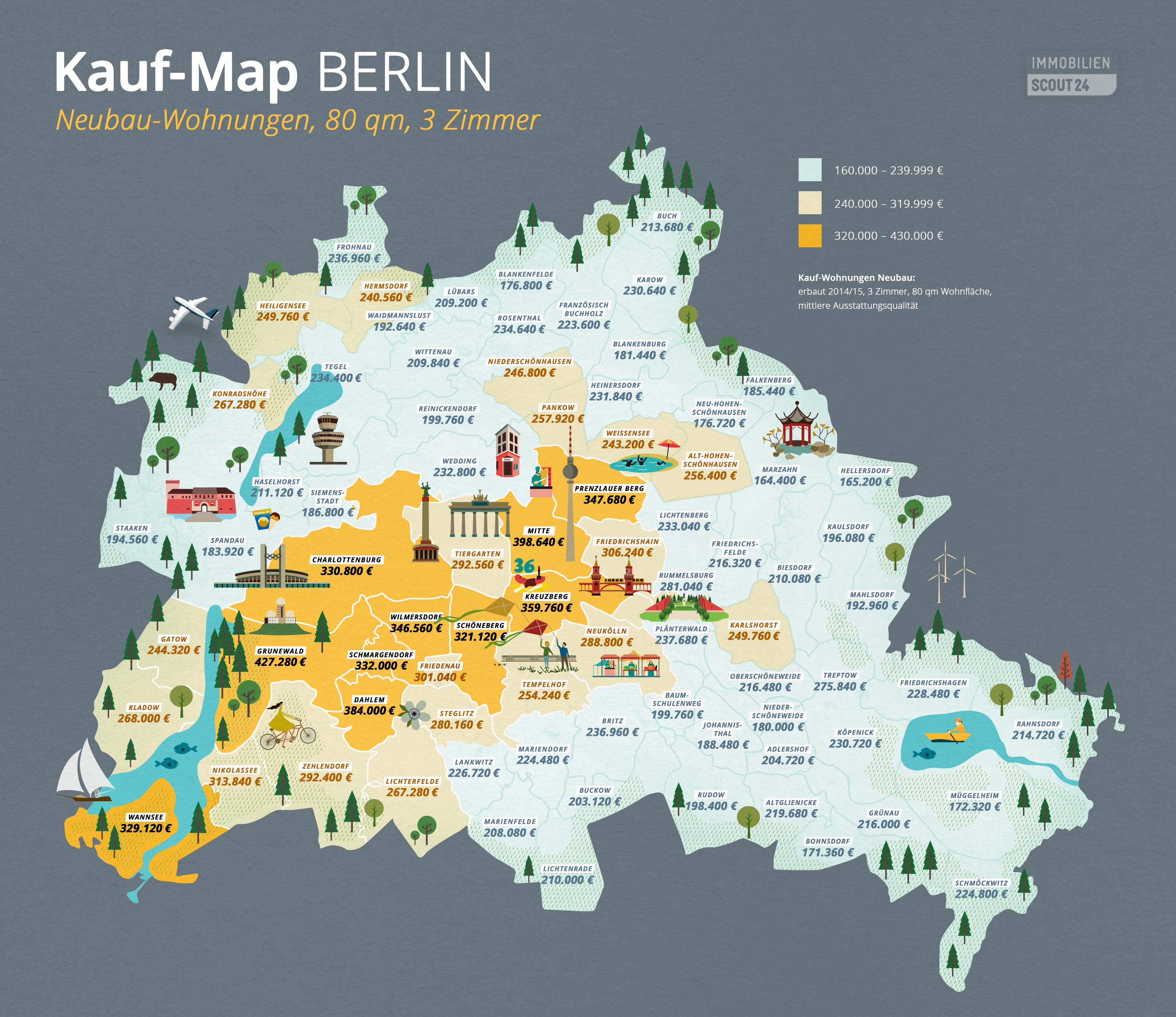 Kauf-Map Berlin Neubau-Wohnungen