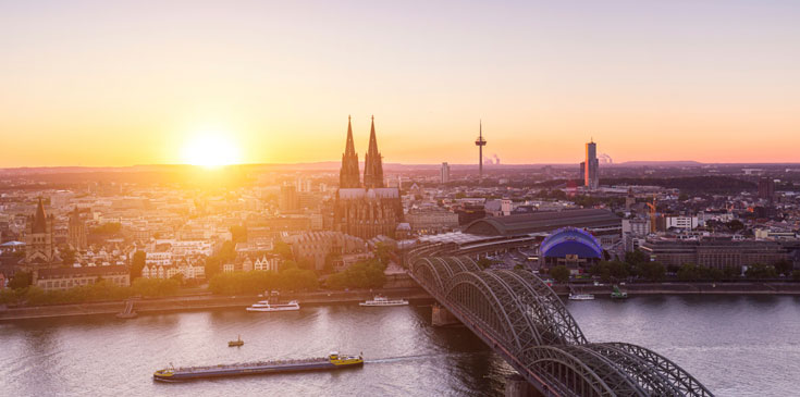 Köln City Panorama