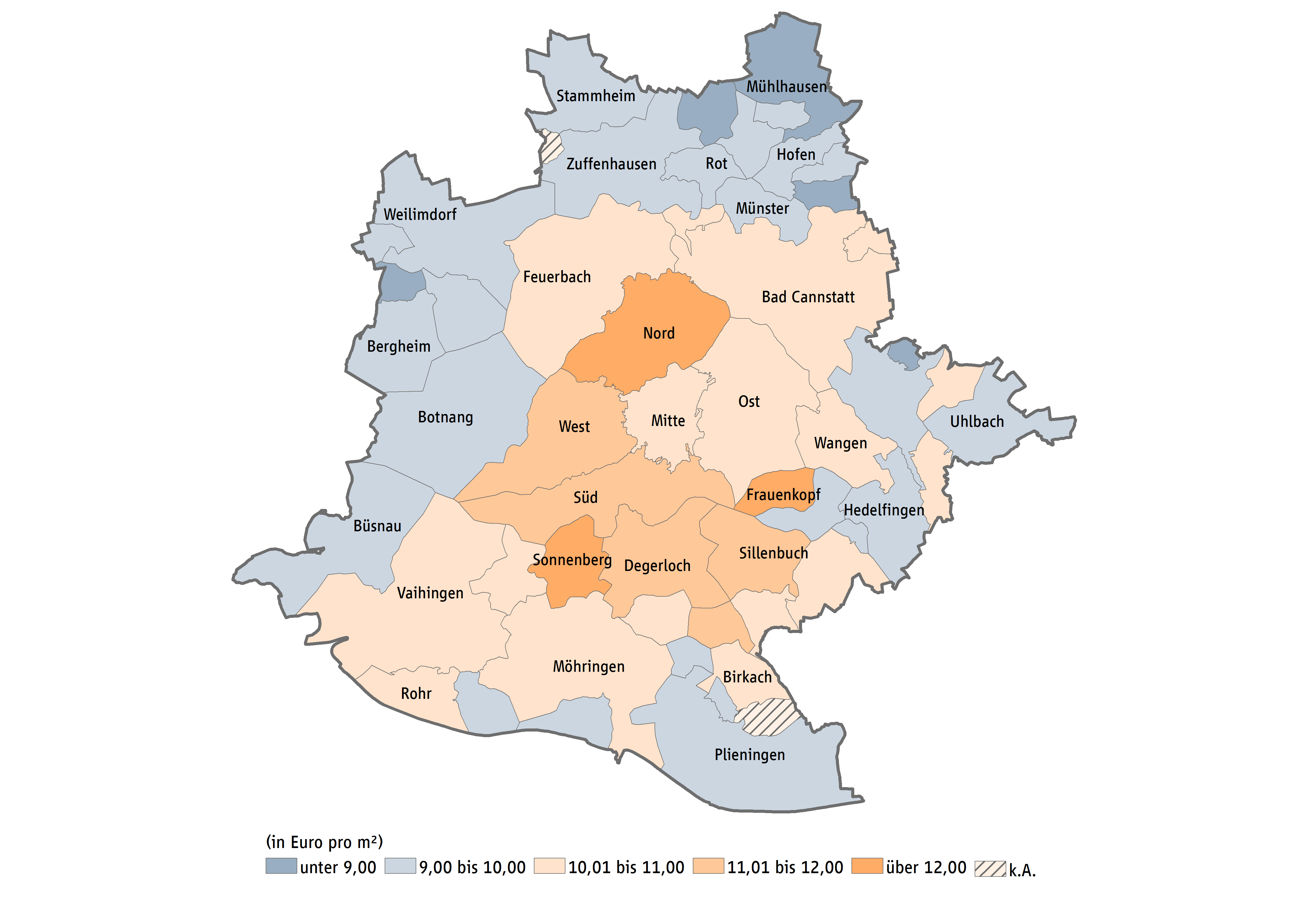 Erschwinglichkeitsindex Karte Mietspiegel Stuttgart Mietpreise | My XXX