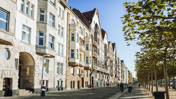 Neighbourhood Oberkassel in Dusseldorf