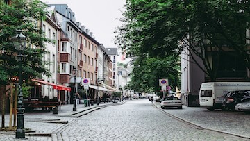 Neighbourhood Flingern in Dusseldorf