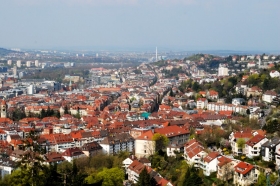 Blick auf Stuttgart von oben