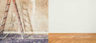 Müssen Latexfarben und Dübellöcher beseitigt werden?